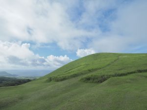晴れた日の鬼岳